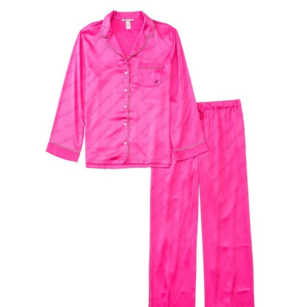 Victoria secret satin pjs